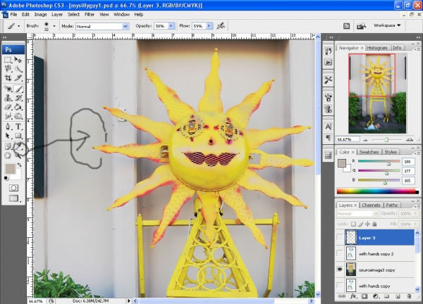 Creation of Alien Vacation: Step 7